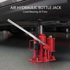 20 Ton Air Hydraulic Bottle Jack 44 000lbs Heavy Duty Truck Trailer Auto Repair