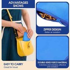 8 Pcs Zippered Silver Storage Bags Anti Tarnish Bags Silver Pouches