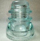 Aqua Blue Heningray-42 Glass Insulator  Made In U s a  97 0-4 Beautiful