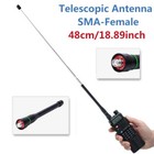 Abbree Ar-775 Telescopic Dual Band Antenna  Sma-f m bnc For Baofeng Uv-5r
