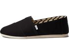 Mens Toms Alpargata Black Recycled Cotton Canvas 100  Original Brand New