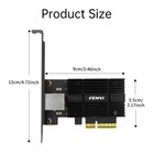 10gbe Pcie Network Gaming Card Rtl8127 10gbps Rj45 Port Nic Ethernet Lan Adapter