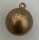 1930 Vintage Usn Us Navy Baseball Gold Championship Pendant Naval History Medal