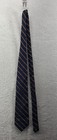 Lauren Ralph Lauren 100  Silk Tie Striped Classic Fit Made In Usa Blue