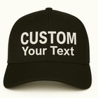 Custom Embroidered Hat Embroidery Cap Logo Pack Of 12 In On Color