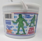 Lot Of 204 Tim Mee Toy Army Men Plastic Soldiers In Bucket