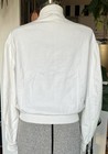 Vintage Courreges Paris Tennis Warm Up Jacket Small 100  Cotton 1970   s