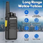 Long Range 100 Mile Walkie Talkie Two Way Radio Charge Headset Waterproof 4 Pack