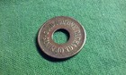 Brass Trade Token Good For 1 Package Of Mints   35054 Hole In Center 21 14 Mm