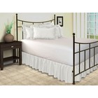 3 Sided Open Corner  700 Tc Solid White Egyptian Cotton  Dust Ruffled Bed Skirt