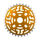 Se Bikes Bmx 1 Piece Alloy Chainring 33 Tooth For 1 2 x1 8   Different Colors