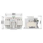 Ats Dual Power Automatic Smart Transfer Switch 63 Amp 3p For Generator 50hz 60hz
