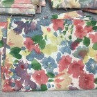 Springmaid Floral Impact Gladys Daneman Twin 3 Piece Set Sheets Flat Fitted Sham