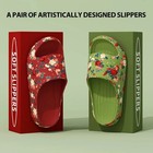 Women s House Cloud Slippers Floral Slide Sandals Soft Beach Flat Summer Indoor