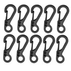 10 Pcs Mini Heavy Carabiner Snap Hook Clip Aluminum Outdoor Camping Key Chain Us