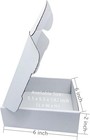 Small White Box 6 X 6 X 2 Inch 50 Pack Recyclable