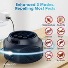 Ultrasonic Pest Repellent Plug-in  Electronic 1 Count  pack Of 1   Black 