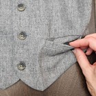 Janie And Jack Boys Vest Size 3 Gray Dressy Formal Occasion Wedding Easter New