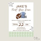 Digital American Football Birthday Invitation   Personalized Texts 002