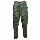 German Splinter Camouflage Pants Military Bdu Cargo 6 Pocket Fatigue Trousers