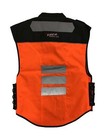 Vega Motorcycle Reflective Safety Vest Hi-vis Orange Adult Size Small large