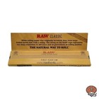 Raw Classic King Size Slim Rolling Papers Natural Unrefined 50 Pack Full Box