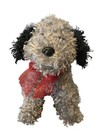 Dan Dee Collectors Choice Gray Scruffy Puppy Dog 9  Plush Terrier Realistic
