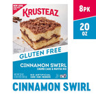 Krusteaz Gluten Free Cinnamon Swirl Crumb Cake   Muffin Mix  20 Oz Boxes  pack O