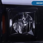 Ford Super Duty 99-04 Excursion 00-04 Led Projector Headlights Pair Black Smoke