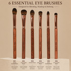 Silk Stroke 6pcs Luxury Squirrel Hair Eye Makeup Brush Set Ultra Soft Blending