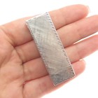 800 Silver Antique Art Deco Real Green Onyx Engraved Tube Slide Lipstick Case