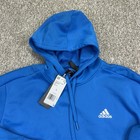 New Adidas Team Issue Climawarm Hoodie Sweatshirt Mens Size Large Blue Fleece