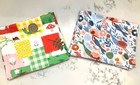 Infant Girl Cotton Flannel Burp Cloths Cleaning Cloths - 4pk  Handmade