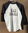 Van Halen 1980 World Invasion Vintage Original 3 4 Sleeve Concert Tour T-shirt
