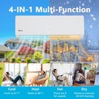 27000 Btu Tri Zone Ac Ductless Wifi Split Air Conditioner   Heat Pump 9k 9k 12k