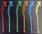Vintage Pin-up Lady Swizzle Stick Stirrer Mixers Lot Of 20 Nip 1950 s-60 s Era