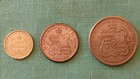 1883 Hawaiian Kingdom Half Dollar  Quarter Dollar And Dime Lot Near Mint Cond 