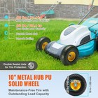Solid Pu Run-flat Tire Wheel Flat Free Tubeless Tire 10  2-pack 400 Lbs