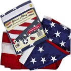 American Flag  3x5 Ft  Flag - 100    Embroidered Stars  Sewn Stripes And Bras   