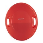 Slippery Racer Downhill Pro Adults And Kids Plastic Saucer Disc Snow Sled  Red