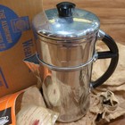 Vtg Wear-ever   966 Aluminum Drip Coffee Pot maker   Nib Since 1957