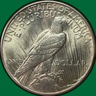 1924 Peace Dollar Brilliant Uncirculated Bu Coin  38734