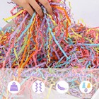Easter Grass Basket Filler 10oz 6-color Crinkle Cut Paper Shred For Gift Baskets