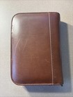 Aston Leather Zippered Pen Case - 10 Slots  brown 