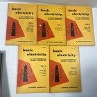 Vintage Electronics Book Lot 8pc Basic Electricity 1-5 Radio Tv Engineering 1954