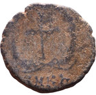 Theodosius Ii Bronze Ancient Byzantine Coin Christian Cross Cyzicus 1stofficina