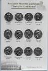 Coin Replicas Roman  12 Caesars  - Can Be Used As An Educational Resource   