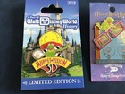 Disney 2 Piece Of History Muppet Vision 3-d Kermit  The Frog Pin