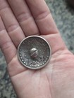 Morgan Dollar Coin Reproduction Concho 1-1 2  Eagle Side Screw Back 1881 