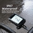Wireless Gps Bike Computer Auto Start stop 2 4  Lcd Waterproof Cycle Speedometer